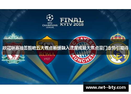 欧冠联赛抽签前瞻五大看点新援融入速度成最大焦点豪门走势引期待